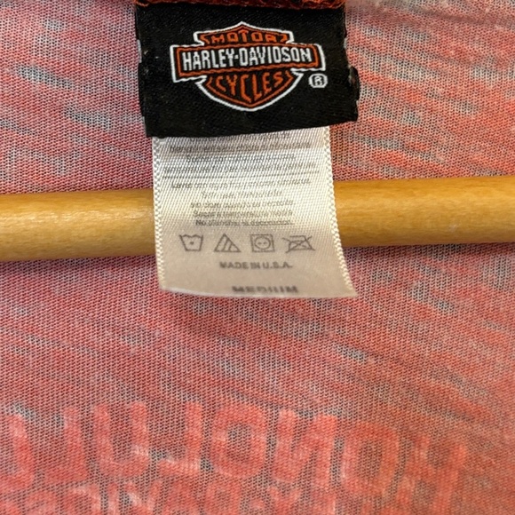 Harley-Davidson Pink Fitted Short Sleeve Tee - Picture 3 of 4